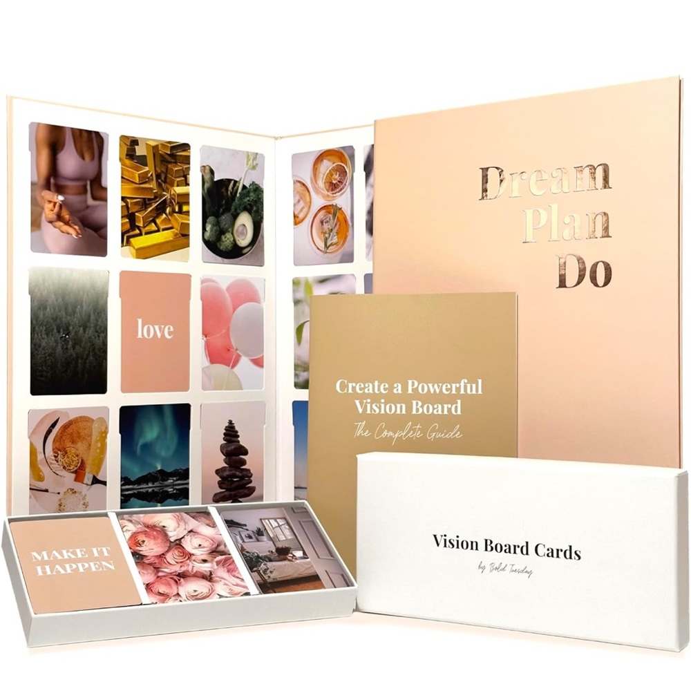 NEW Vision Board Kit with Inspirational Cards